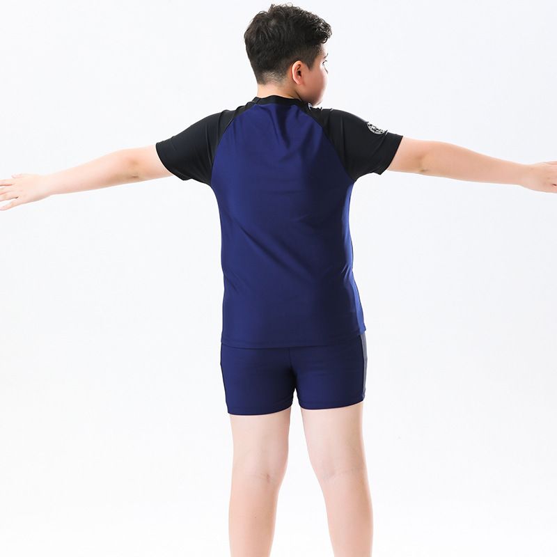 競泳水着 ジュニア用半袖上下セット競泳水着