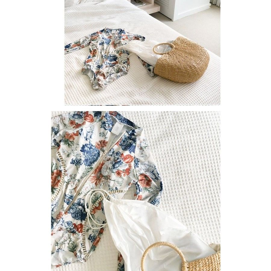 競泳水着 体型カバーワンピース型 長袖レディース競泳水着