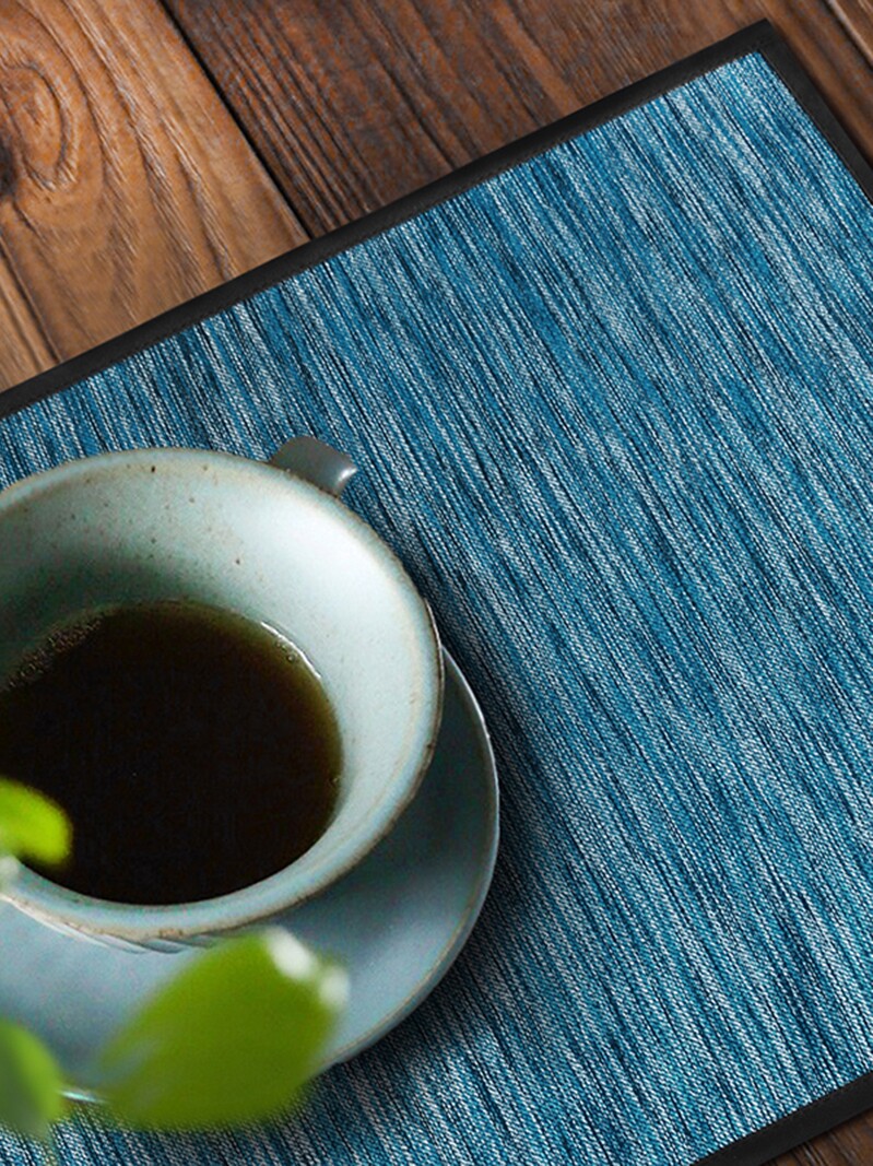 ランチョンマット 糸織り縞模様の和風