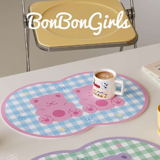 ～大人気bonbongirlsシリーズ～　くまさんランチョンマット