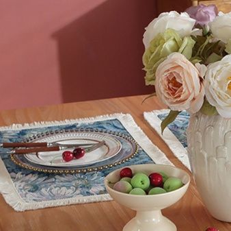 ランチョンマット 花園物語 フリンジランチョンマット