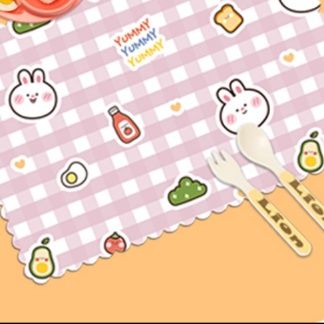 ランチョンマット ふわもこ動物園ランチョンマット