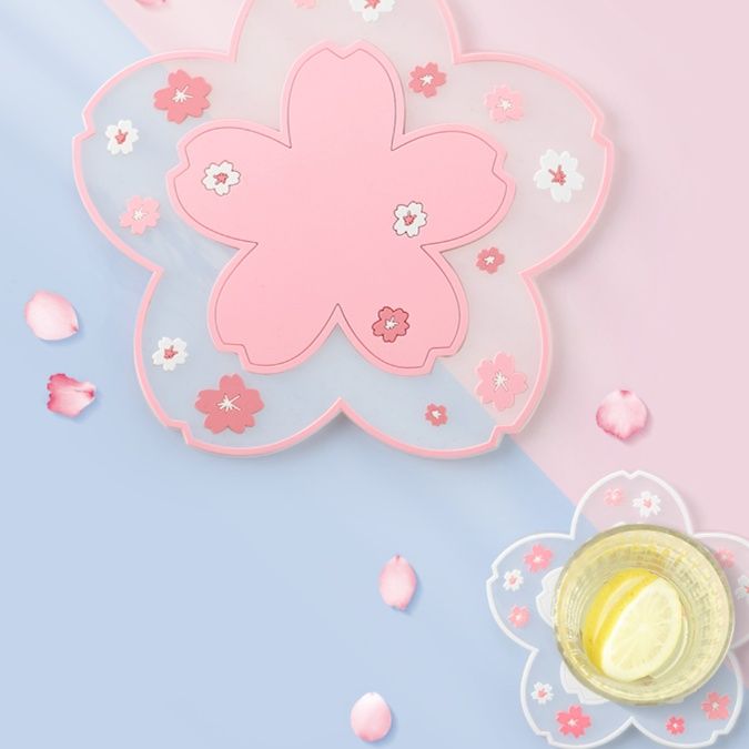 ランチョンマット 桜花マット 子ども用立体花模様