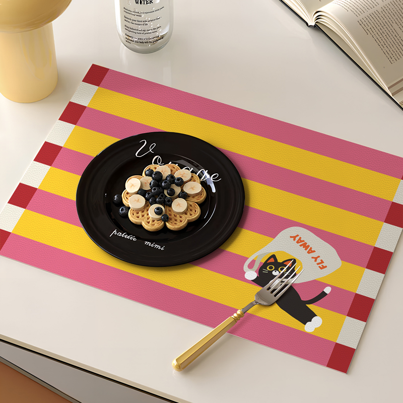 ランチョンマット カラフルキャットプレイスマット
