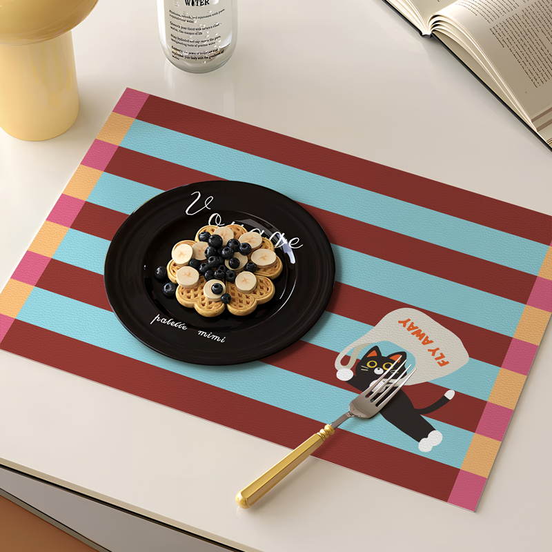 ランチョンマット カラフルキャットプレイスマット