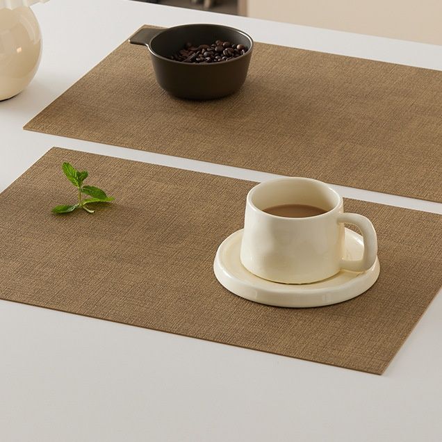 上質織り目調合皮ランチョンマット