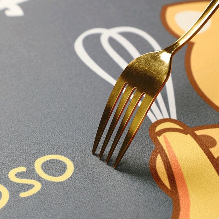 ランチョンマット 野花咲く庭の情景