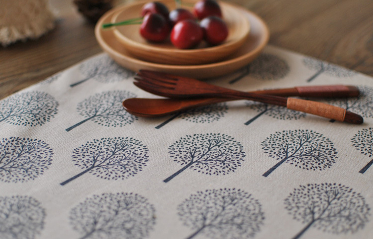 ランチョンマット 北欧風たんぽぽ模様のランチョンマット