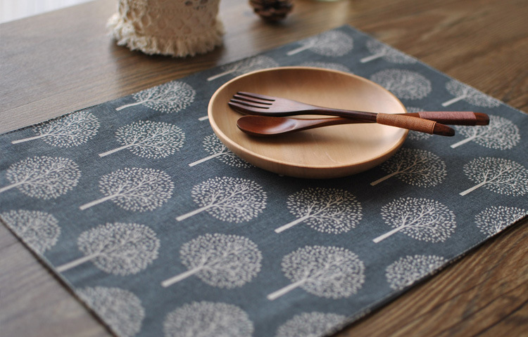 ランチョンマット 北欧風たんぽぽ模様のランチョンマット