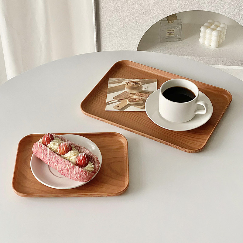 ランチョンマット 木製角丸トレー型ランチョンマット