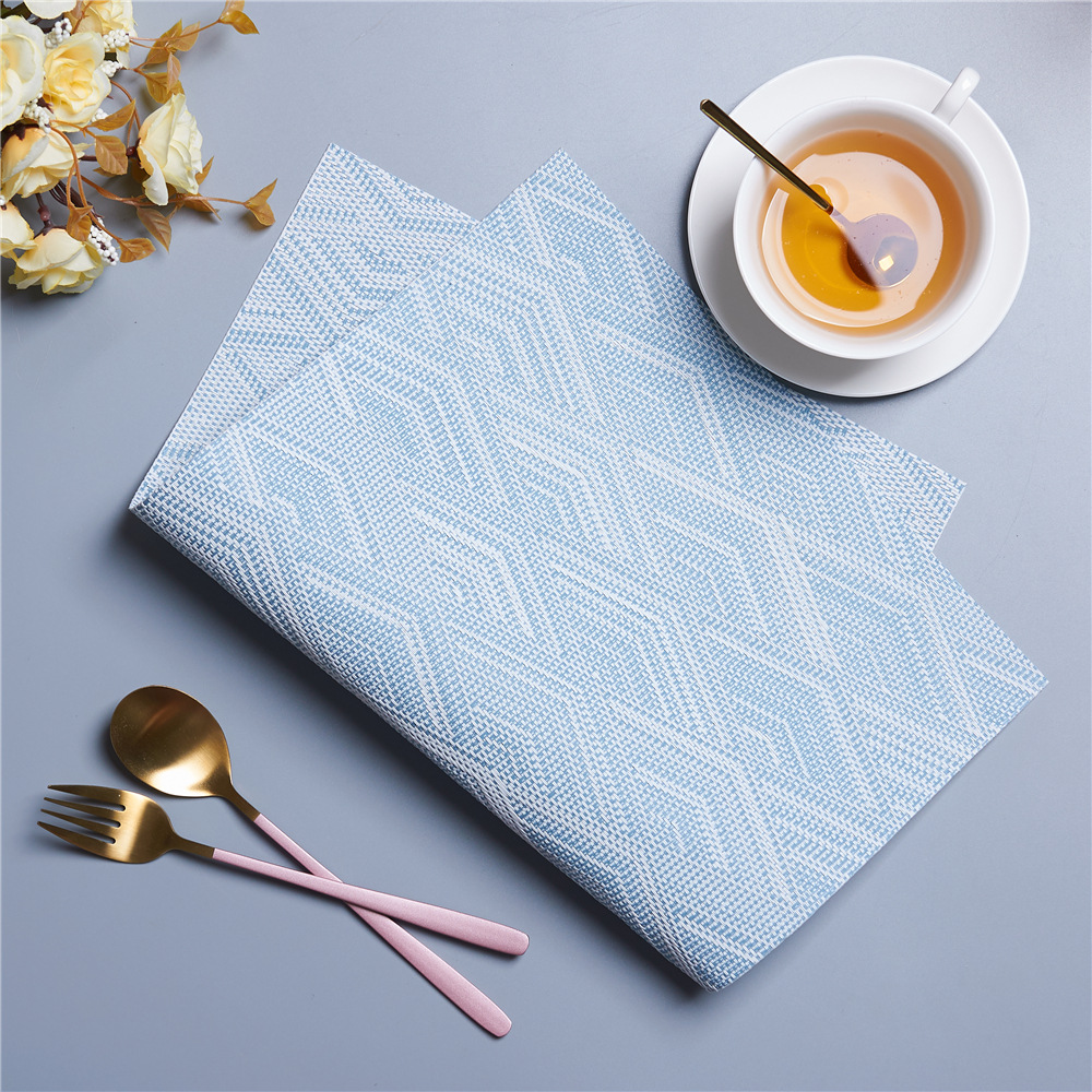 ランチョンマット 波紋模様紙製食卓敷き