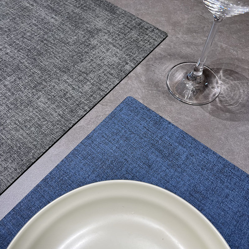 ランチョンマット 北欧リネン風織り模様