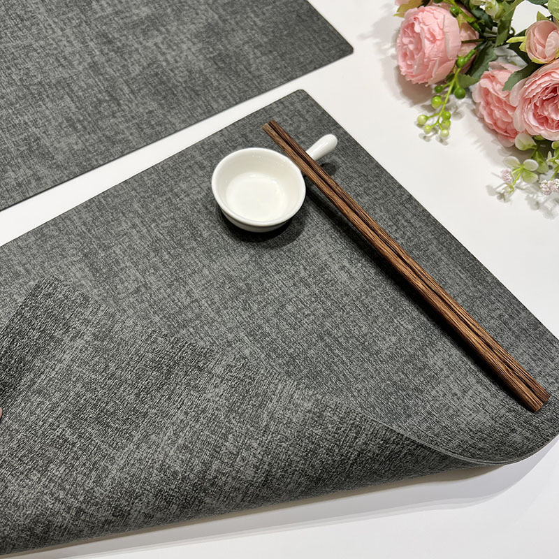 ランチョンマット 北欧リネン風織り模様