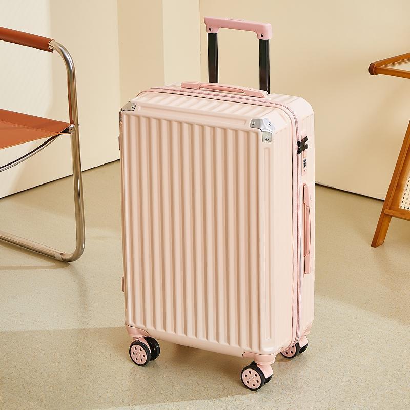 旅行グッズ 軽量ハードシェル縦型スーツケース二点セット