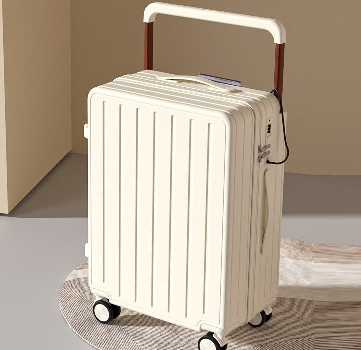 旅行グッズ 前開き収納付き多機能キャリーケース