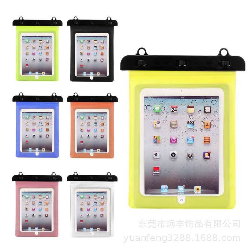 iPadケース 防水対応タブレットケース ストラップ付き
