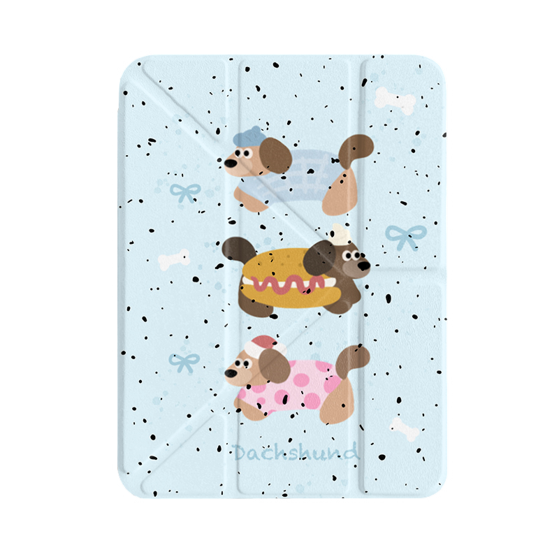 ipadカバー わんちゃん柄 透明保護カバー