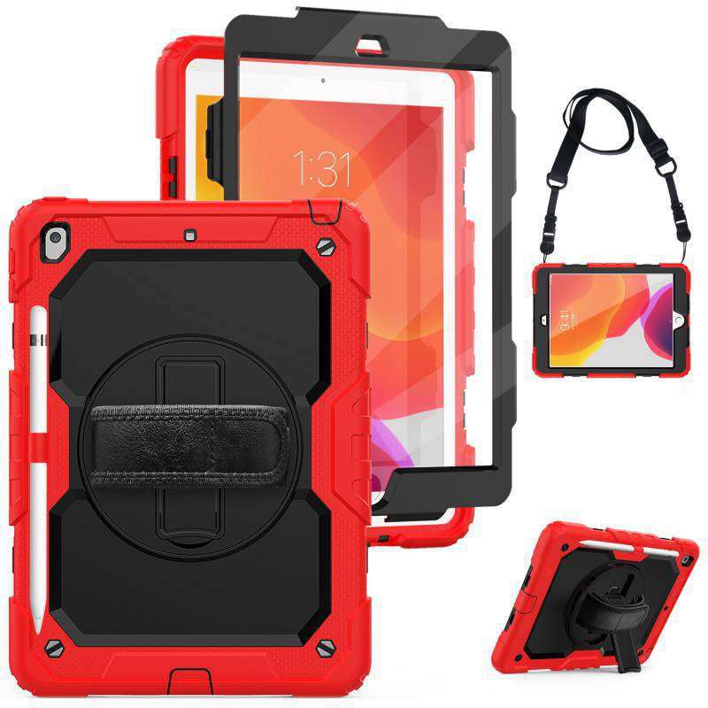 iPadケース　頑丈3重構造 iPad第9世代ケース 多機能スタンド