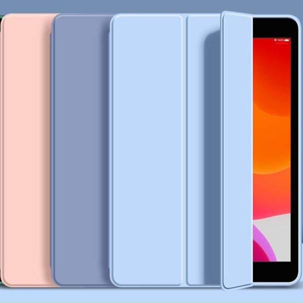 iPadケース ソフト素材スタンド機能付き保護カバー