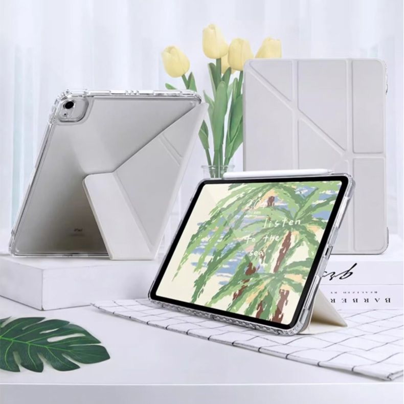 ipadカバー エアプロ用折り畳み式スタンドカバー