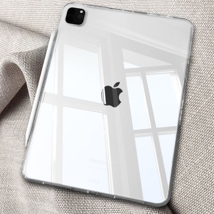 ipadカバー アイパッドプロ用三つ折り透明保護カバー
