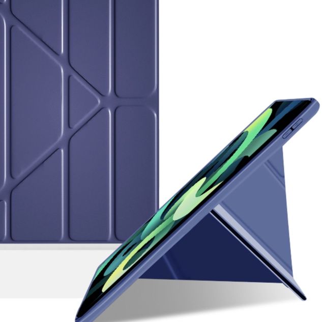 ipadカバー 多角度調整折り紙風保護カバー