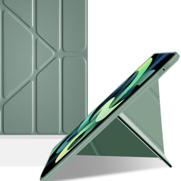 ipadカバー 多角度調整折り紙風保護カバー