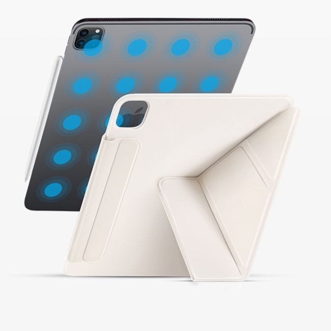 ipadカバー 多機能スタンド付き折り紙風ケース