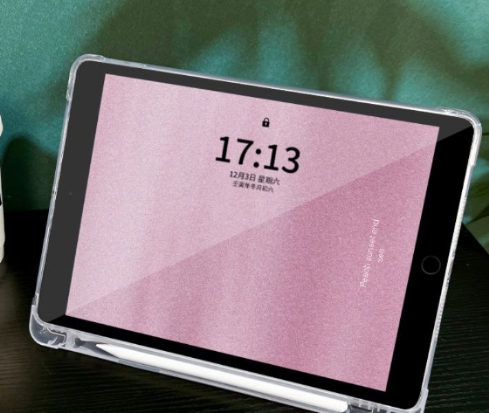 ipadカバー 優美グラデーション三つ折り保護カバー