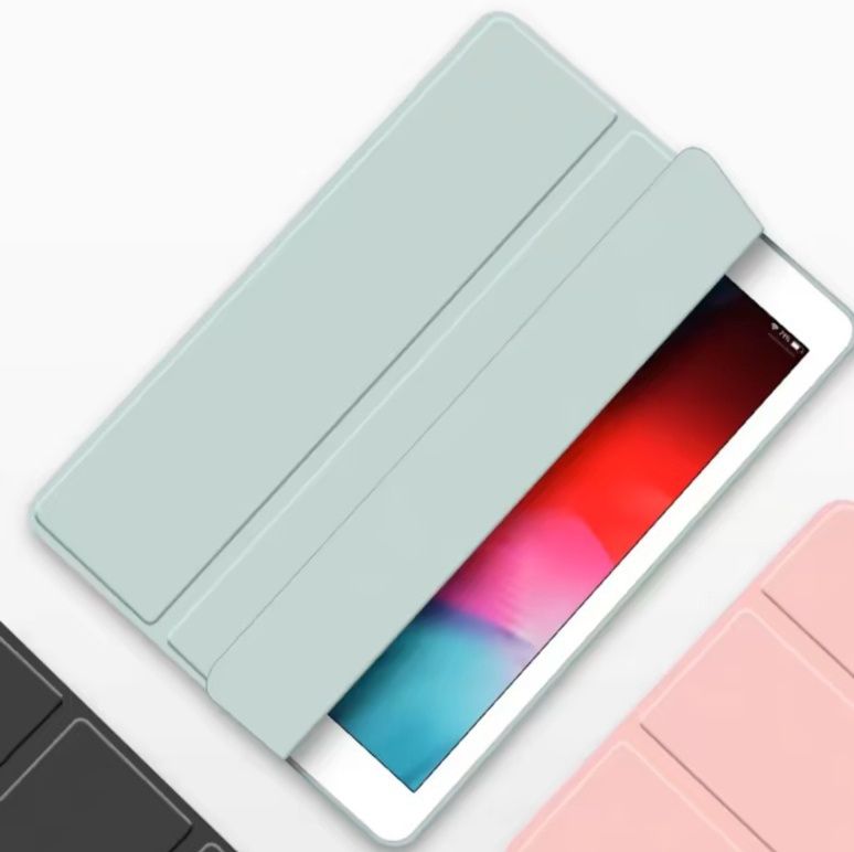 ipadカバー 三つ折り機能付き薄型保護ケース