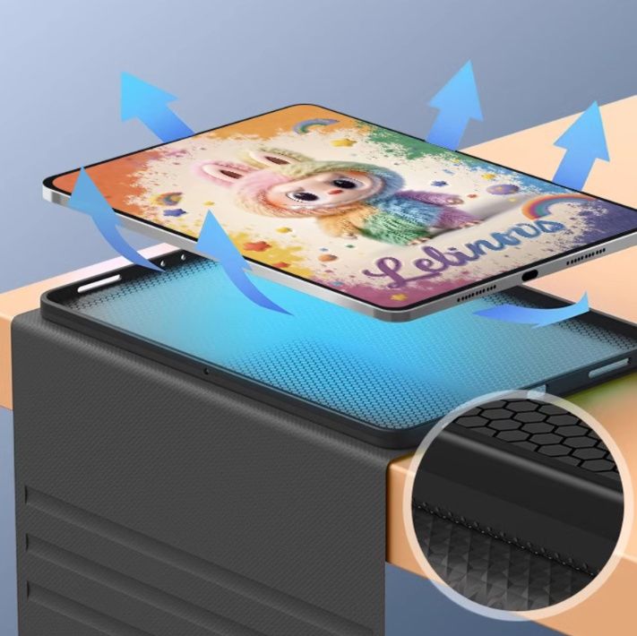 ipadカバー 可愛いキャラクター柄薄型スタンド機能付きケース