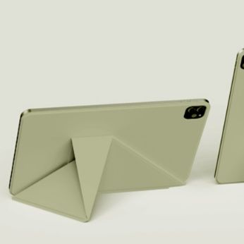 ipadカバー 磁気吸着式多段階調整スタンド機能付きタブレットケース