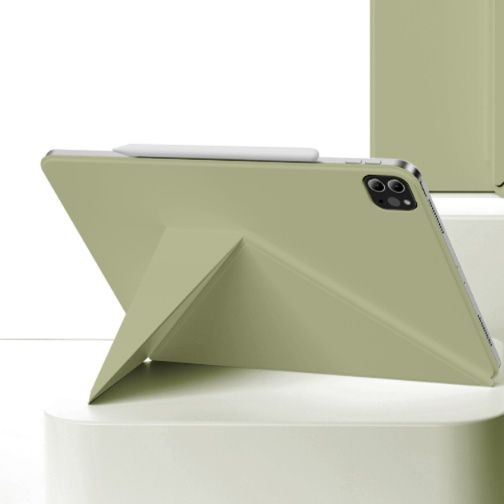 ipadカバー 磁気吸着式多段階調整スタンド機能付きタブレットケース