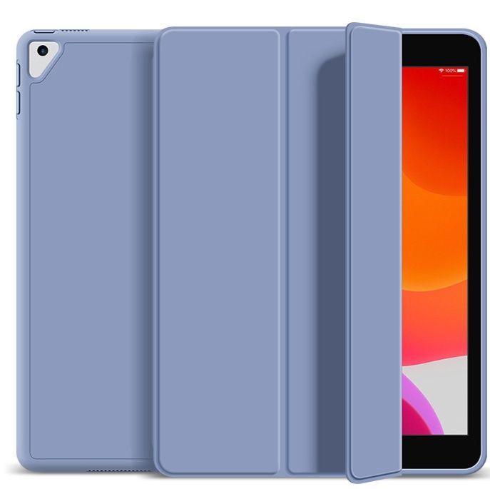 三つ折りペンホルダー付き保護 ipadAirカバーケース