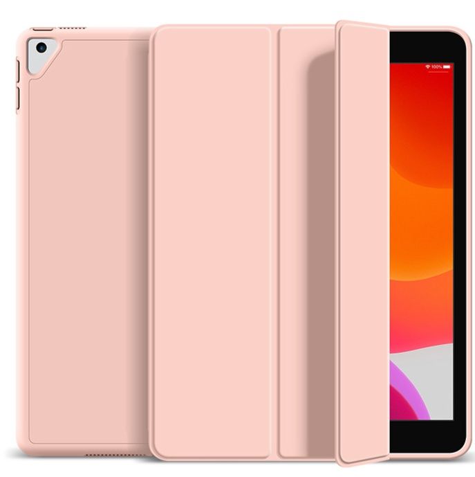 三つ折りペンホルダー付き保護 ipadAirカバーケース