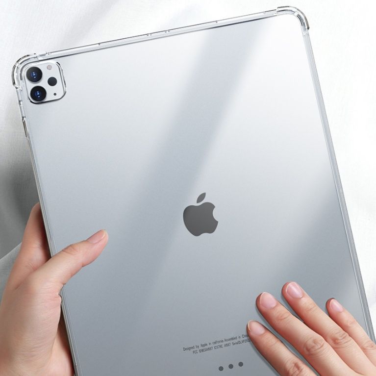 四隅強化衝撃吸収 ペン収納付ipad proカバークリア保護ケース