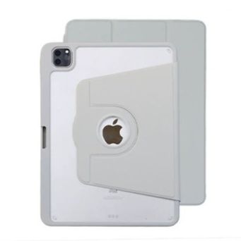 三つ折り回転式多機能保護型カバー 本体収納iPad Proケース
