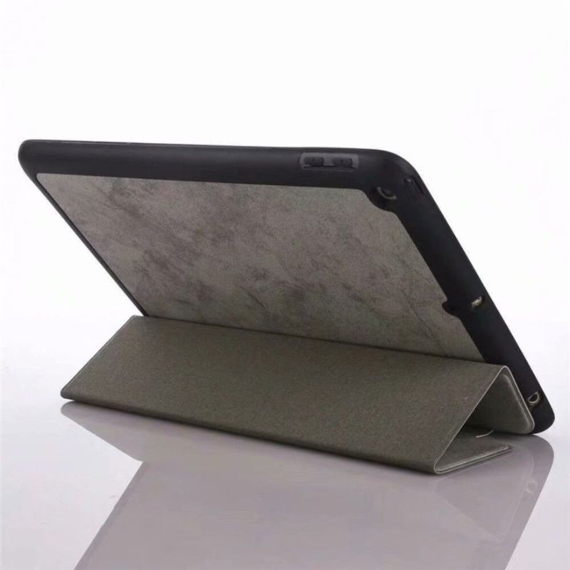  ペンホルダー付き三つ折りスタンド機能付きipadカバー