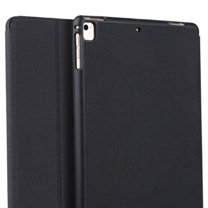 三つ折りスタンド機能付きペンホルダー搭載保護ipad proカバーケース