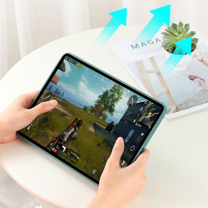 超薄型軽量マイクロファイバー仕様ipad proカバー保護ケース