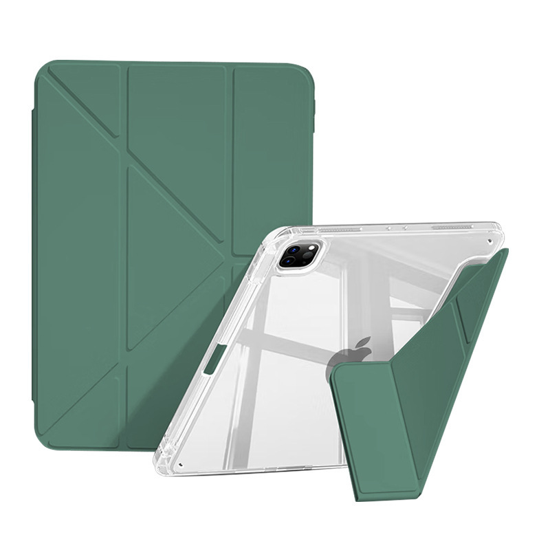ipadカバー 幾何学模様 折り畳みスタンド付きケース
