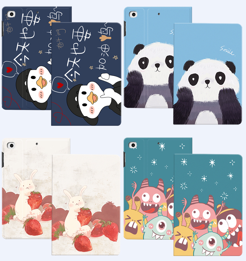 ipadカバー かわいい動物イラスト保護カバー
