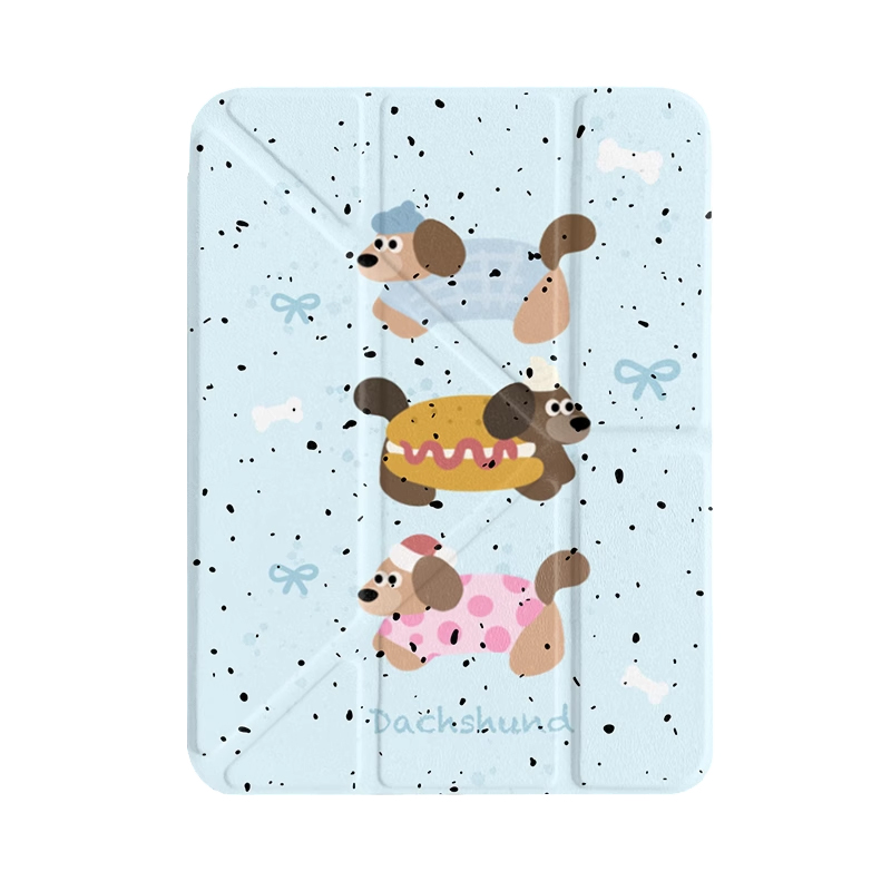ipadカバー フルーツ柄スタンド付き保護ケース