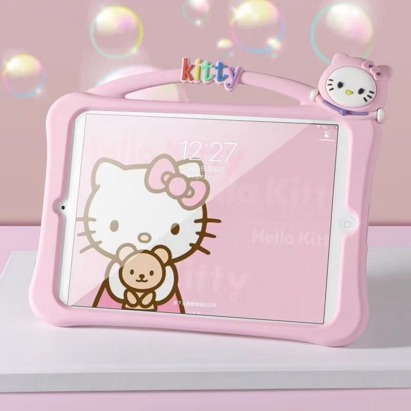 ipadカバー くまさん立体スタンド付き保護ケース