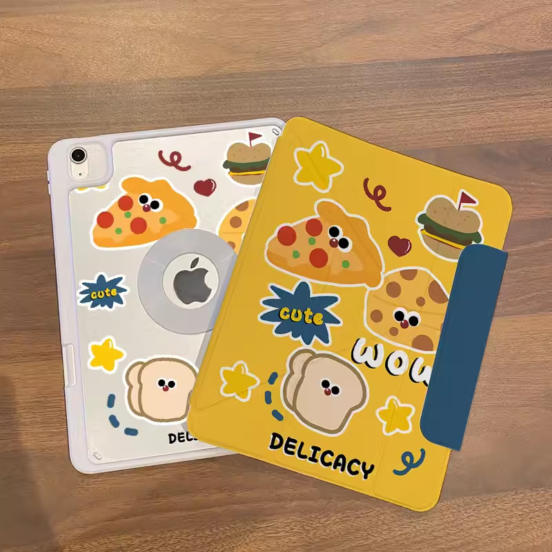 ipadカバー 食べ物イラスト保護カバー