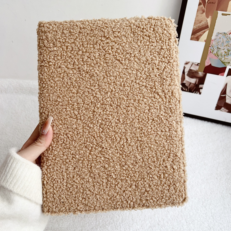 ipadカバー もこもこ質感の手帳型保護カバー
