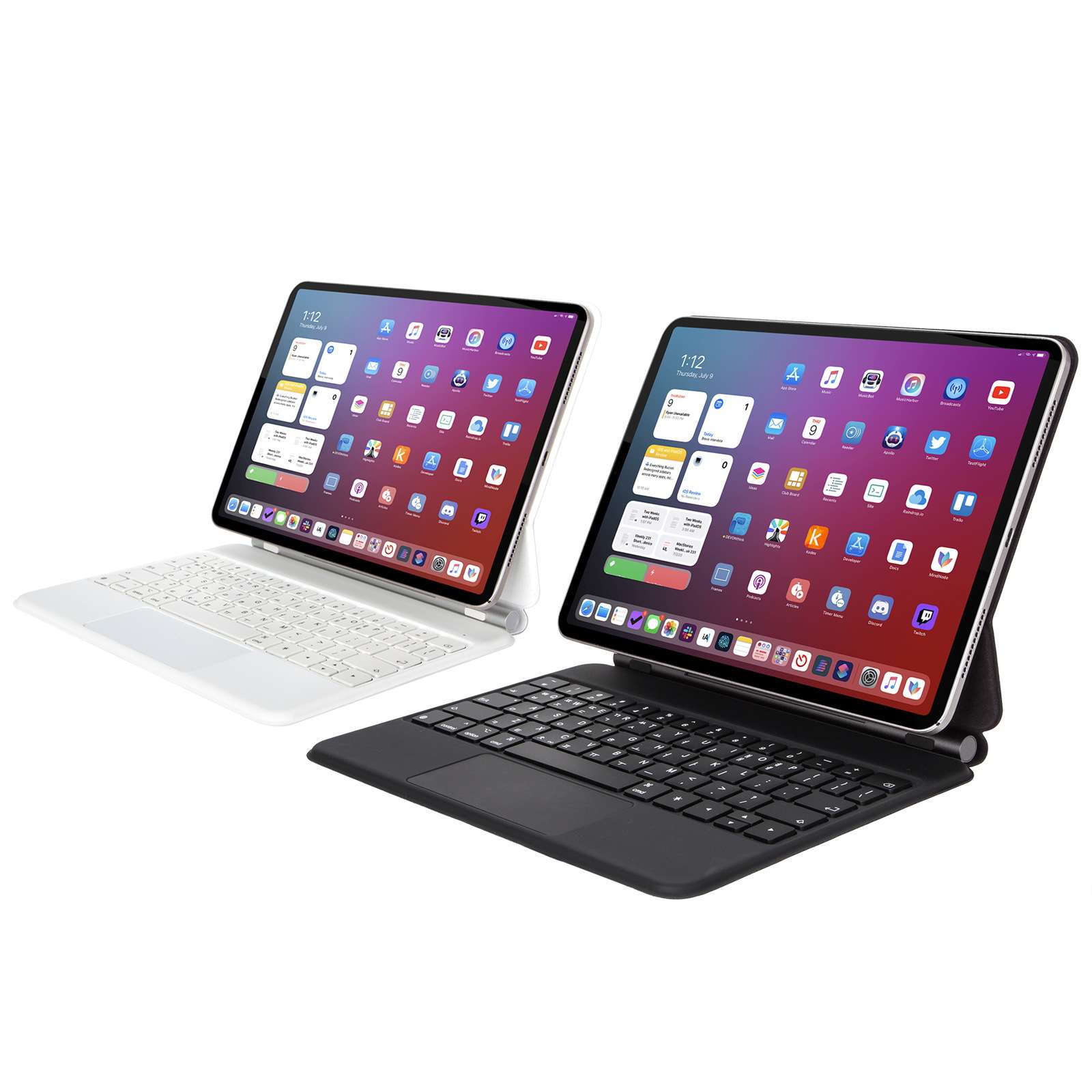 iPadカバーiPadキーボード付き充電スタンドケース