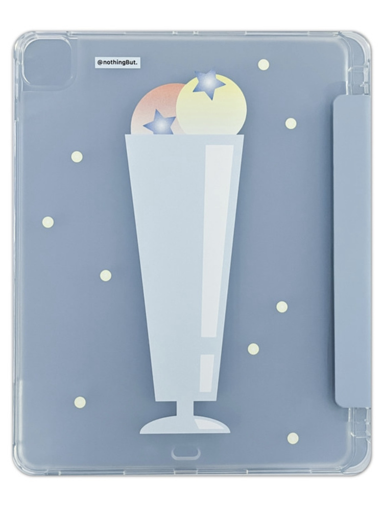 ipadカバー 星空パフェ 透明保護カバー