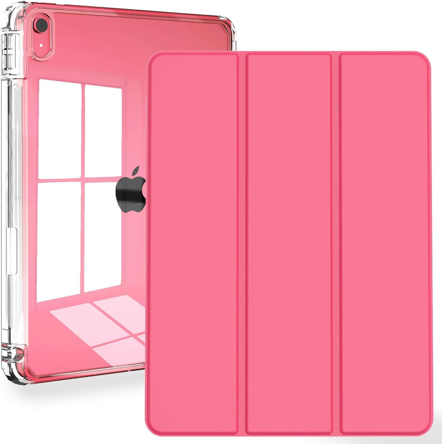 ipadカバー クリア背面三つ折り保護ケース