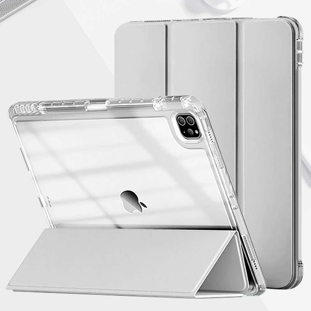 iPadケース 衝撃吸収 透明保護カバー